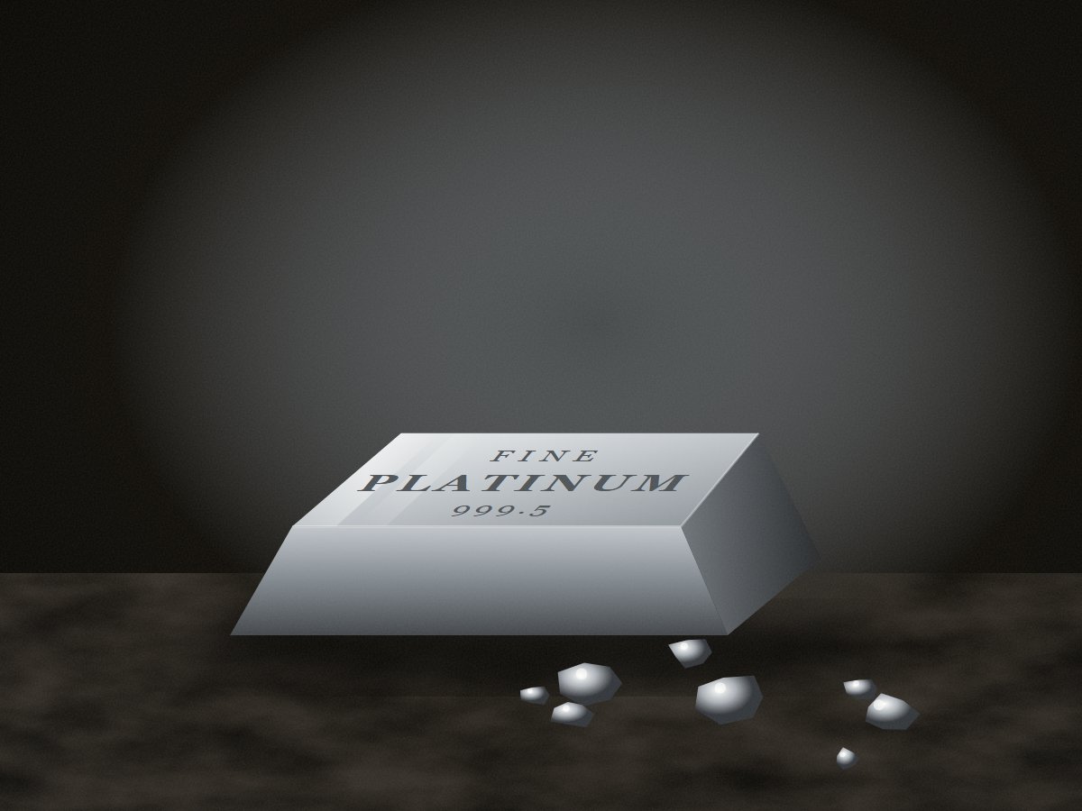 Platinum bar